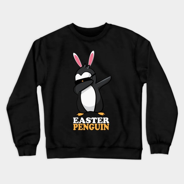 EASTER BUNNY DABBING - EASTER PENGUIN Crewneck Sweatshirt by Pannolinno